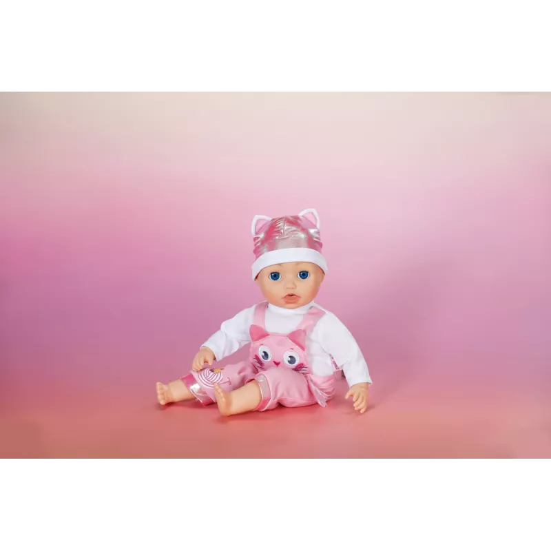 Conjunto de ropa para muñecas ZAPF BABY born pelele con gorro para muñecas de 43 cm, multicolor, plegable, a partir de 3 años