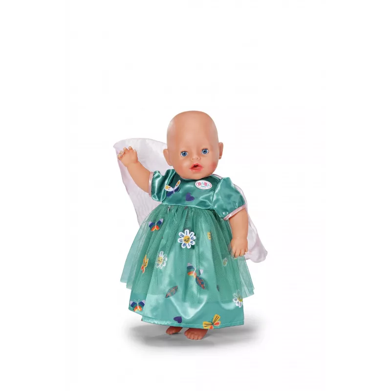 Vestido para muñecas ZAPF BABY born vestido de hada con alas para muñecas de 43 cm, multicolor, plegable, para niños a partir de 3 años