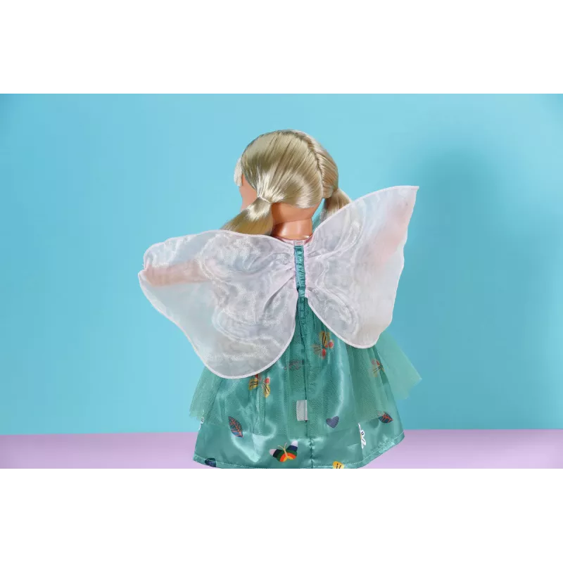Vestido para muñecas ZAPF BABY born vestido de hada con alas para muñecas de 43 cm, multicolor, plegable, para niños a partir de 3 años