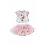 Vestido tutú unicornio BABY born 43cm vestido para muñecas