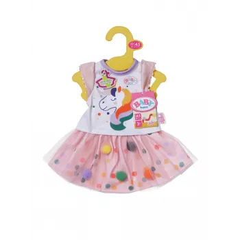 Vestido tutú unicornio BABY born 43cm vestido para muñecas