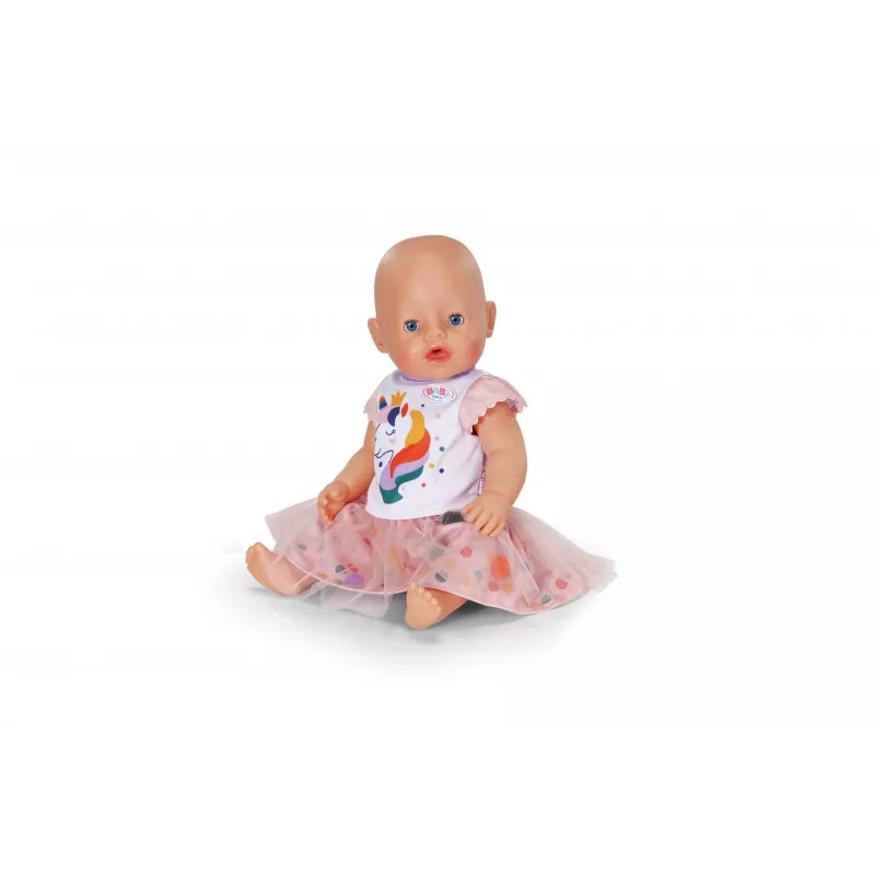 Vestido tutú unicornio BABY born 43cm vestido para muñecas