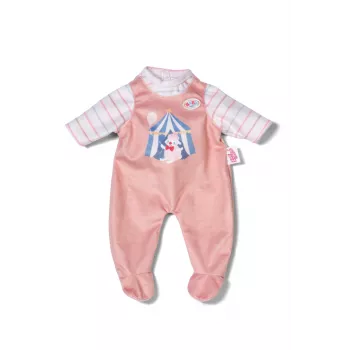 Pelele para muñecas ZAPF BABY born Romper Apricot para muñecas de 36 cm, tela, multicolor, plegable, edad 1+