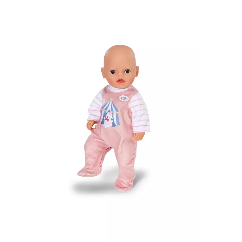 Pelele para muñecas ZAPF BABY born Romper Apricot para muñecas de 36 cm, tela, multicolor, plegable, edad 1+