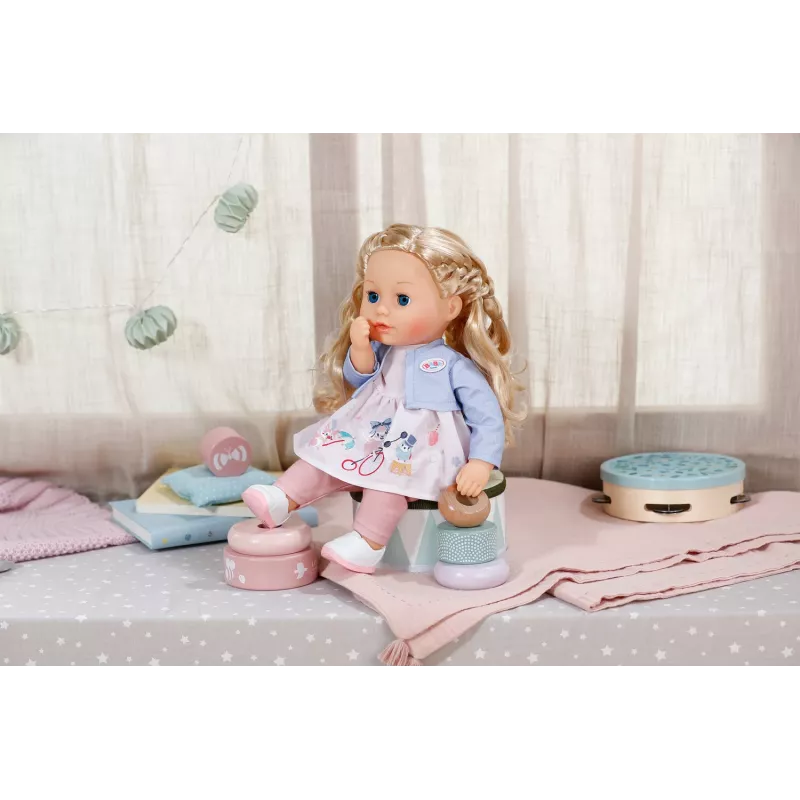 Muñeca bebé ZAPF BABY born Sophia Rose 36 cm — tela y plástico, multicolor, para niños a partir de 3 años