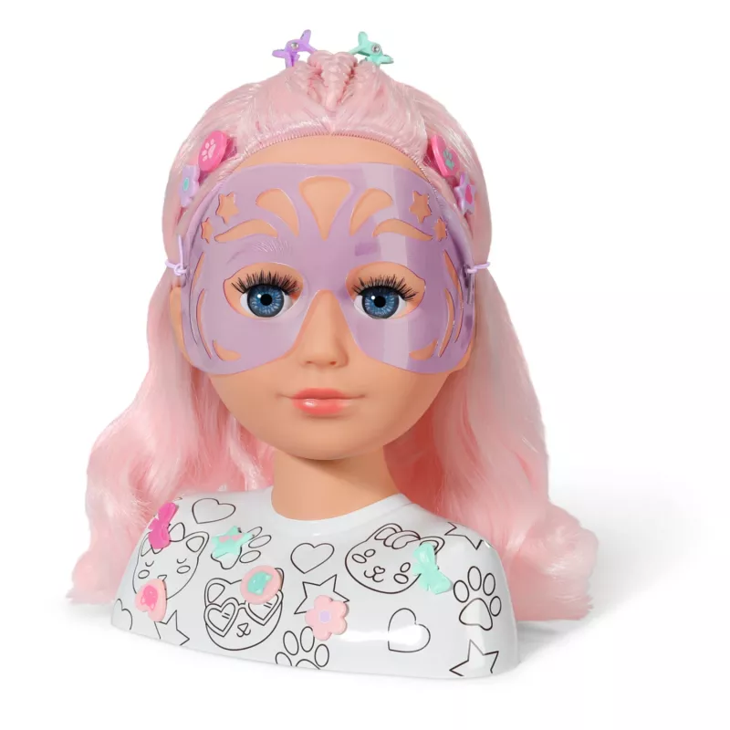 Cabeza de muñeca para peinar y maquillar BABY born Styling Head Artist, femenino, 3 año(s), multicolor