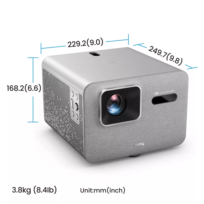 Proyector de corta distancia BenQ TK705STi — DLP UHD 4K (3840×2160), 3000 lúmenes ANSI, fuente de luz LED, 16:9, Offset 100 %