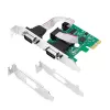 LogiLink PC0031 tarjeta de interfaz PCIe, 2x serie (COM)