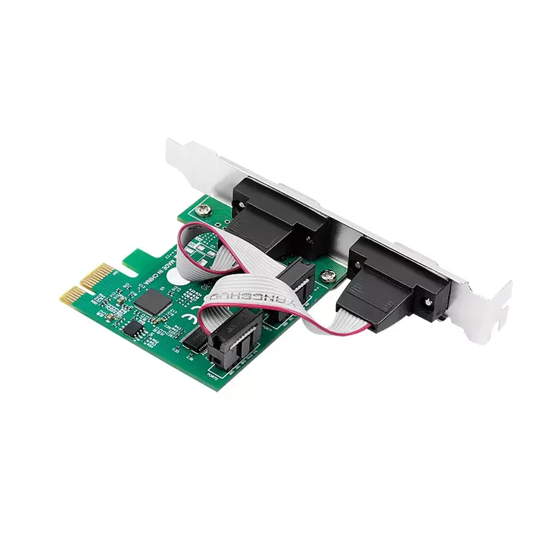 LogiLink PC0031 tarjeta de interfaz PCIe, 2x serie (COM)