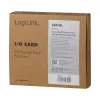 LogiLink PC0031 tarjeta de interfaz PCIe, 2x serie (COM)