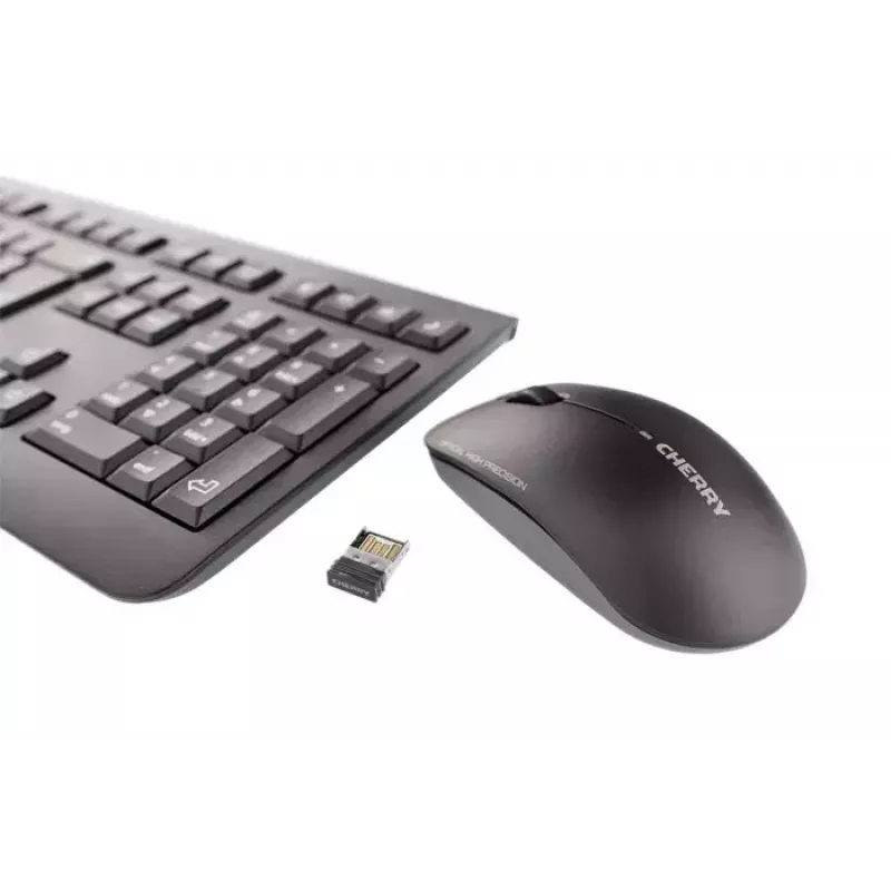 CHERRY DW 3000 Teclado Ratón incluido Universal RF Wireless AZERTY Francés Negro
