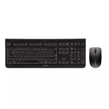 CHERRY DW 3000 Teclado Ratón incluido Universal RF Wireless AZERTY Francés Negro