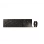 CHERRY DW 9100 slim Teclado Ratón incluido Universal RF Wireless + Bluetooth QWERTY UK English Negro