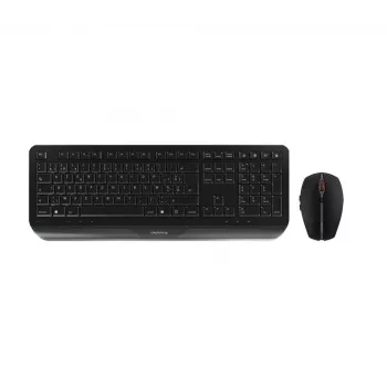 CHERRY Gentix Desktop Teclado Ratón incluido Oficina RF Wireless Swiss Negro