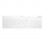 Contour Design Active Key Contour QuickClean Teclado médico Tapa extraíble Full-Size Inalámbrico Blanco DE C8112