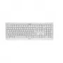 CHERRY KW 3000 Teclado Universal RF Wireless QWERTZ Alemán Blanco