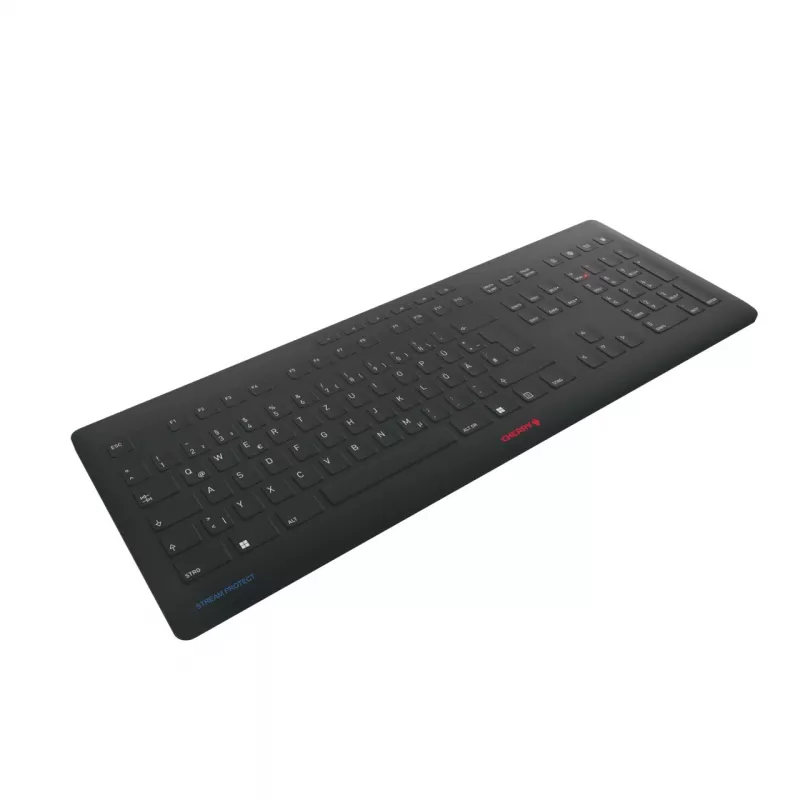 Contour Design Stream Teclado Universal RF Wireless + USB QWERTZ Alemán Negro