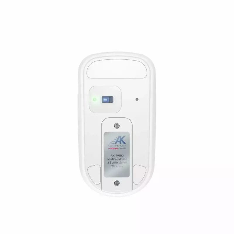 Contour Design Active Key Contour QuickClean Medical Ratón IP68 5 botones Inalámbrico Blanco PMH3