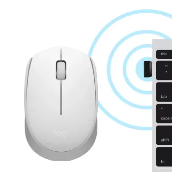 LOGITECH M171 Wireless ratón Off White Emea
