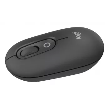 LOGITECH Pop Ratón - Emoji personalizables - Inalámbrico - Grafito