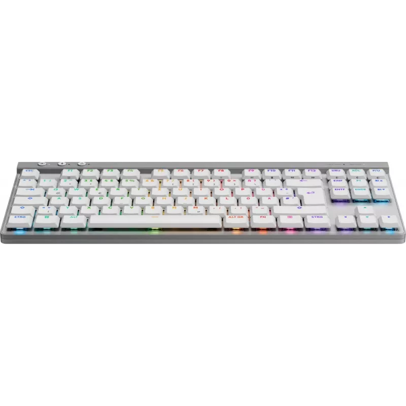 Teclado gaming inalámbrico Logitech G515 LIGHTSPEED TKL, QWERTZ alemán, blanco