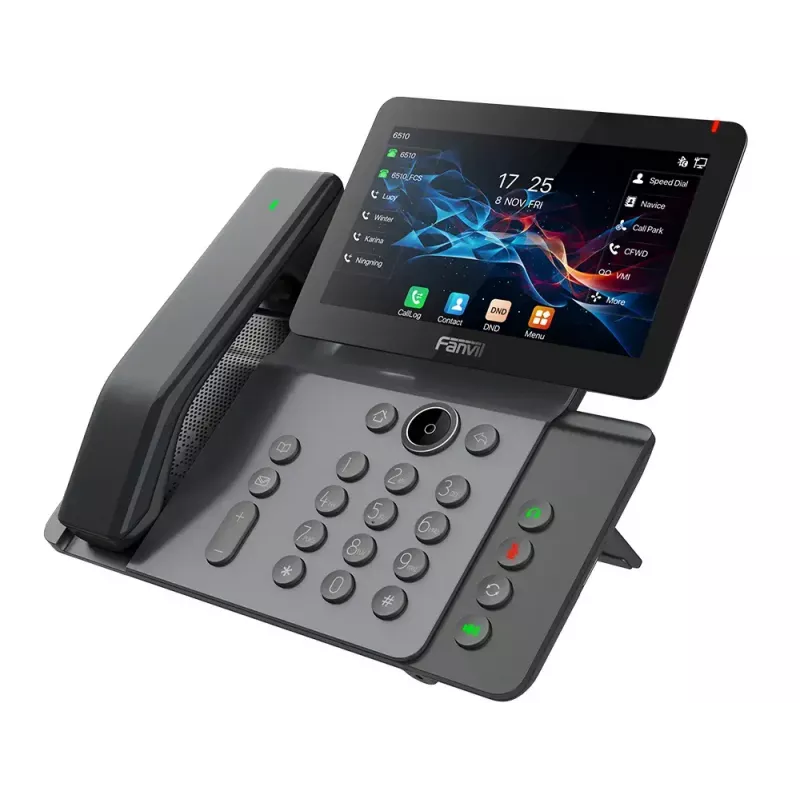 Fanvil V66 Pro teléfono IP, SIP, PoE, Gigabit, USB, Bluetooth, Wi-Fi, microteléfono Bluetooth