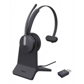 Yealink WH64 Hybrid Mono con base de carga auricular Teams