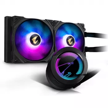 Refrigeración líquida todo en uno para procesador GIGABYTE AORUS WATERFORCE 280 negra