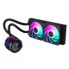 Refrigeración líquida todo en uno GIGABYTE AORUS WATERFORCE X II 240 ventiladores ARGB 2x120mm