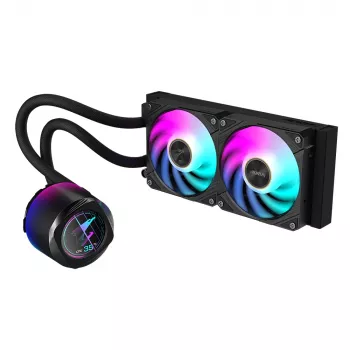 Refrigeración líquida todo en uno GIGABYTE AORUS WATERFORCE X II 240 ventiladores ARGB 2x120mm