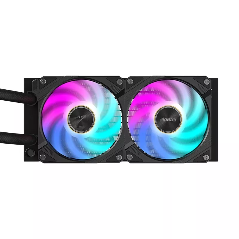 Refrigeración líquida todo en uno GIGABYTE AORUS WATERFORCE X II 240 ventiladores ARGB 2x120mm