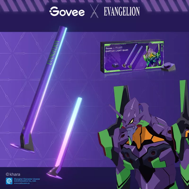 Set de iluminación inteligente Govee H6047, Wi‑Fi/Bluetooth, 12V 24W, negro, 5 uds.