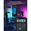 Set de iluminación inteligente Govee H6047, Wi‑Fi/Bluetooth, 12V 24W, negro, 5 uds.