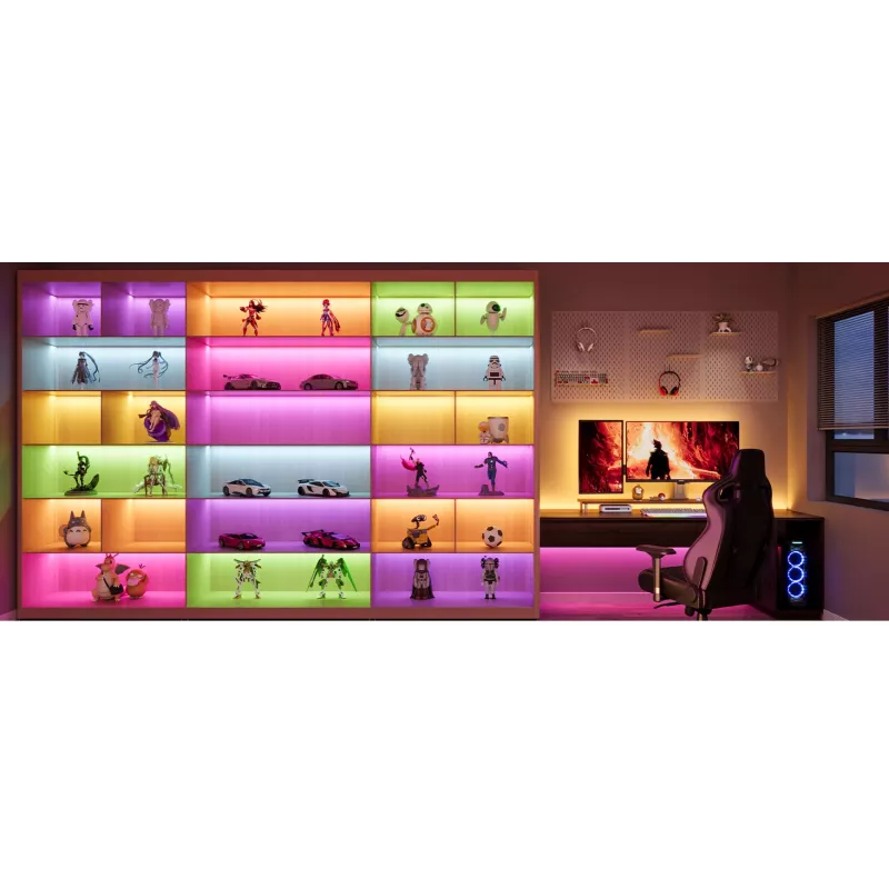 Tira LED inteligente Govee Strip Light S 5m – Wi-Fi/Bluetooth, RGBIC, 5.000 mm, blanca