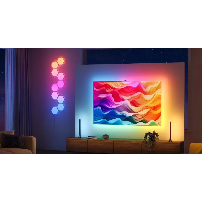Tira de luz inteligente Govee H6098 — Wi‑Fi/Bluetooth, negra, 2 kWh/1000h, clase energética G