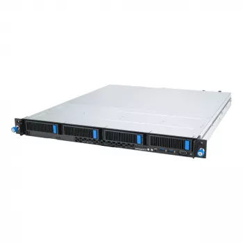 Servidor rack ASUS RS300-E12-RS4, 1U, Intel C262, LGA1700, Xeon E-2400, 4 bahías hot-swap de 3,5