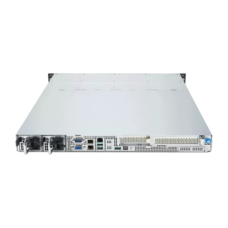 Servidor rack ASUS RS300-E12-RS4, 1U, Intel C262, LGA1700, Xeon E-2400, 4 bahías hot-swap de 3,5 inch, fuente de alimentación 450W, DDR5 UDIMM hasta 128 GB