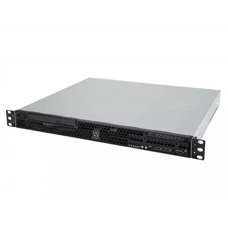 Servidor rack ASUS RS100-E11-PI2, Intel C252, LGA 1200, 1U, 4 DIMM, DDR4 hasta 128 GB, fuente de alimentación 350 W, 2x RJ-45, M.2
