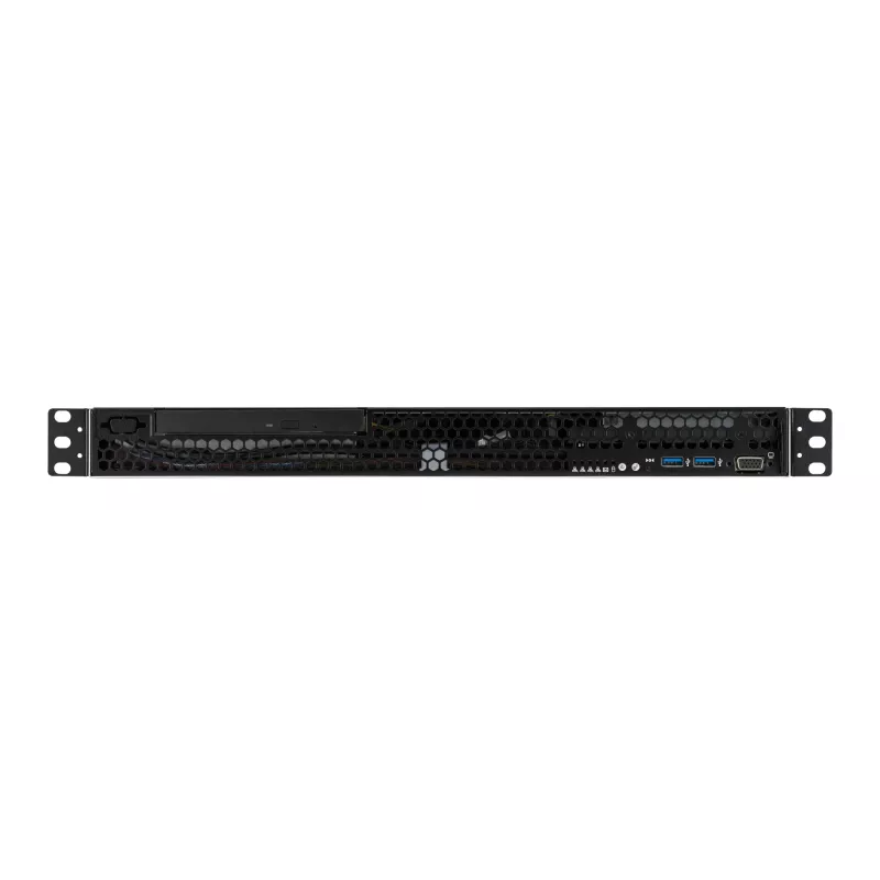 Servidor rack ASUS RS100-E11-PI2, Intel C252, LGA 1200, 1U, 4 DIMM, DDR4 hasta 128 GB, fuente de alimentación 350 W, 2x RJ-45, M.2
