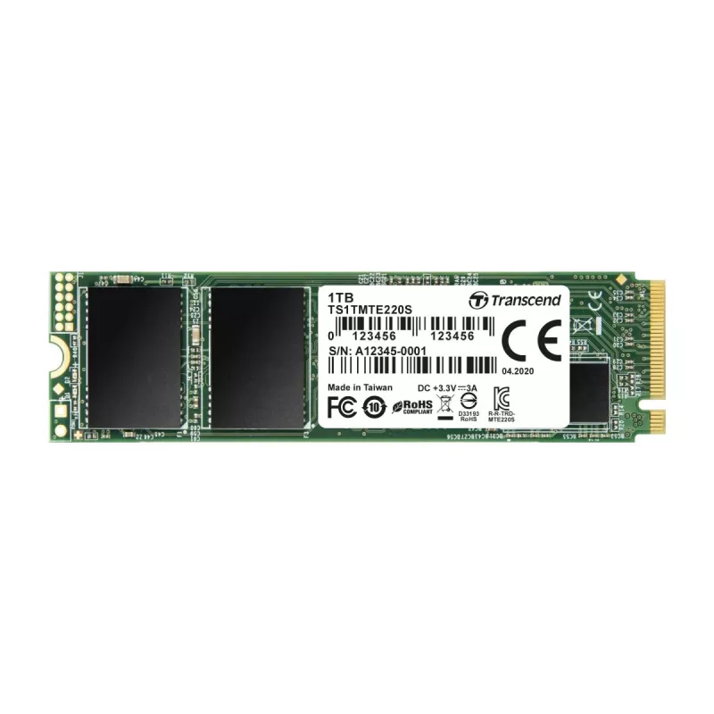 SSD TRANSCEND 220s 1 TB M.2 2280 NVMe PCI-E GEN3 x4