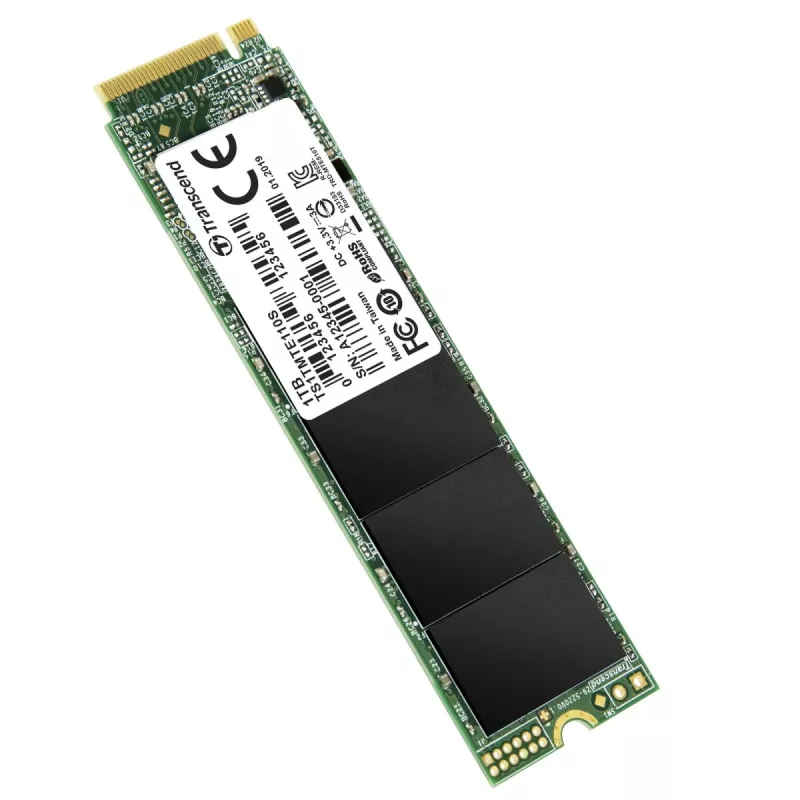 SSD TRANSCEND 110s 1TB M.2 2280 NVMe PCI-E GEN3 x4 de doble cara