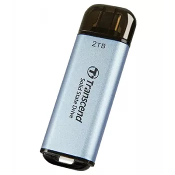TRANSCEND Esd300c - 2TB SSD portátil - USB Type-C - 3D NAND Flash - Azul cielo