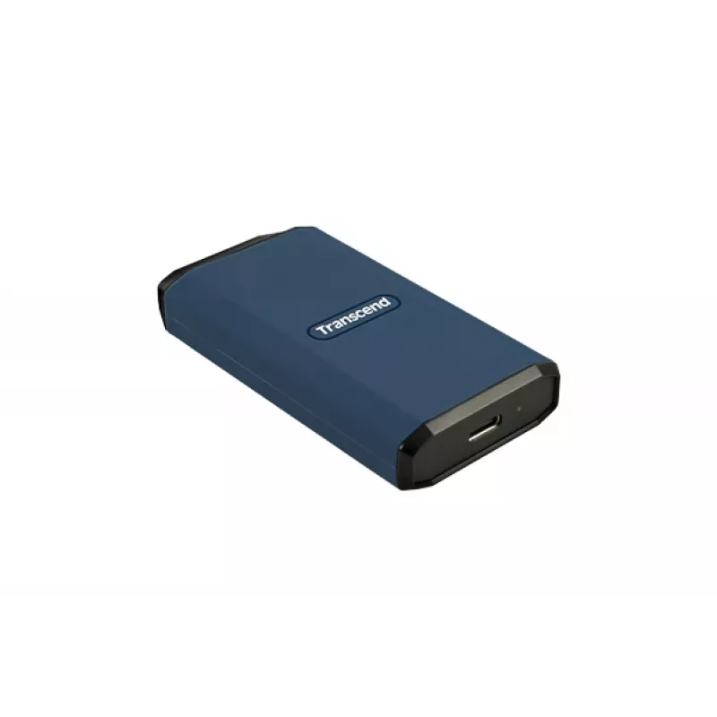 TRANSCEND SSD - Esd410c unidad portátil - 4 TB - USB Type-C / A - Azul oscuro