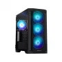 Caja de PC Chieftec GA-01B-L-OP APEX LUMO semitorre negra