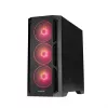 Caja de PC Chieftec GA-01B-L-OP APEX LUMO semitorre negra
