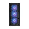 Caja de PC Chieftec GA-01B-L-OP APEX LUMO semitorre negra