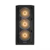 Caja de PC Chieftec GA-01B-L-OP APEX LUMO semitorre negra