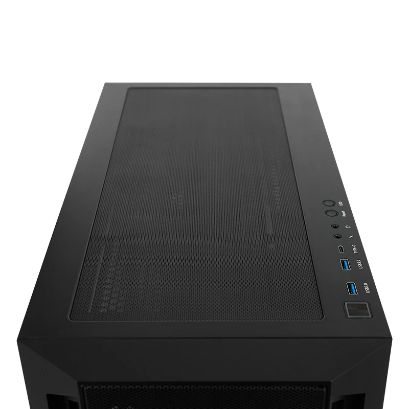 Caja de PC Chieftec GA-01B-L-OP APEX LUMO semitorre negra
