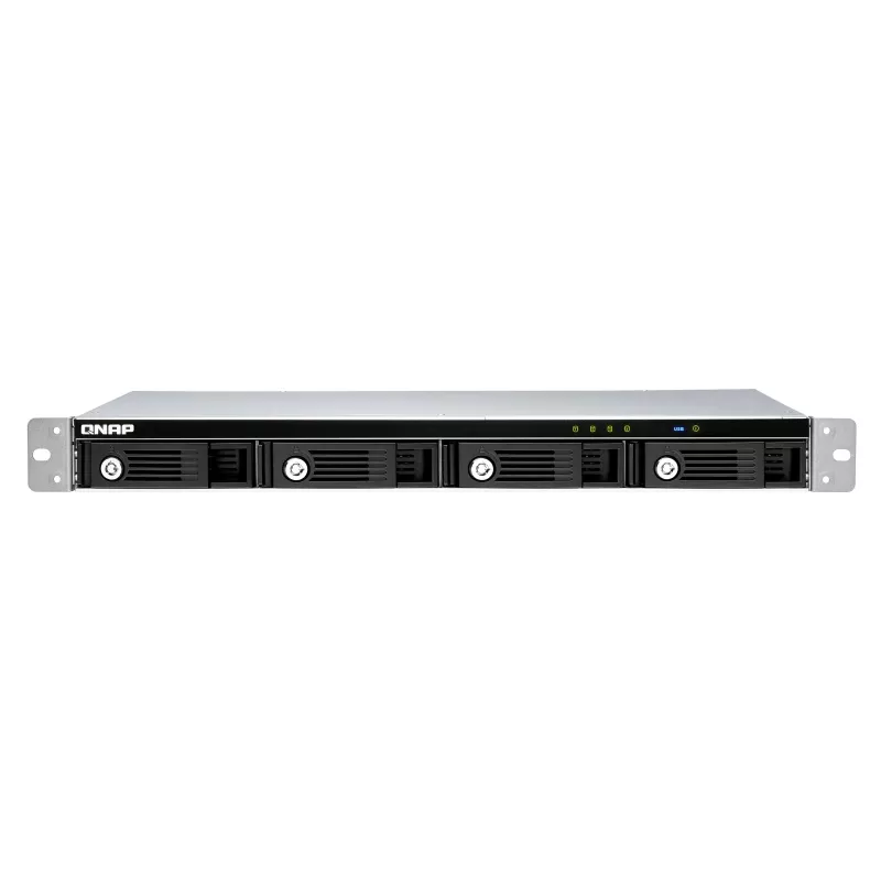 QNAP 4 bahías 1U rackmount de profundidad reducida 12, 3,5