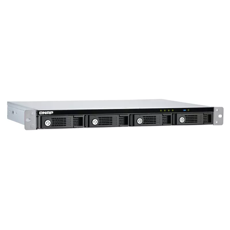 QNAP 4 bahías 1U rackmount de profundidad reducida 12, 3,5
